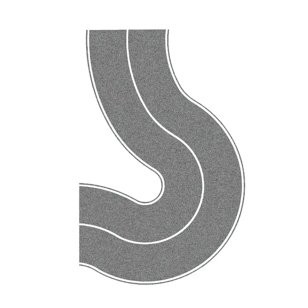 Courbe universelle de route - Noch 34204 - N 1/160 - 2 pièces