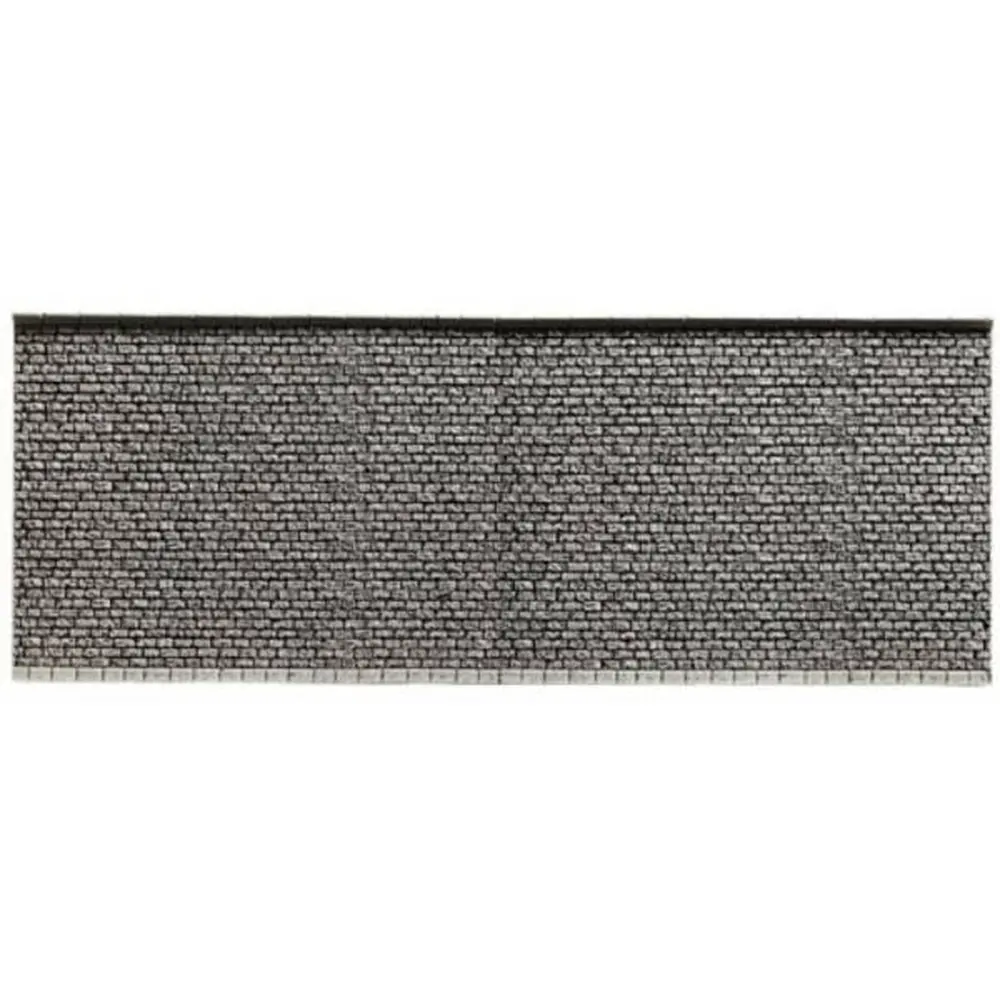 Mur en pierre en mousse dure / 396 X 74 mm NOCH 34855 - N 1/160