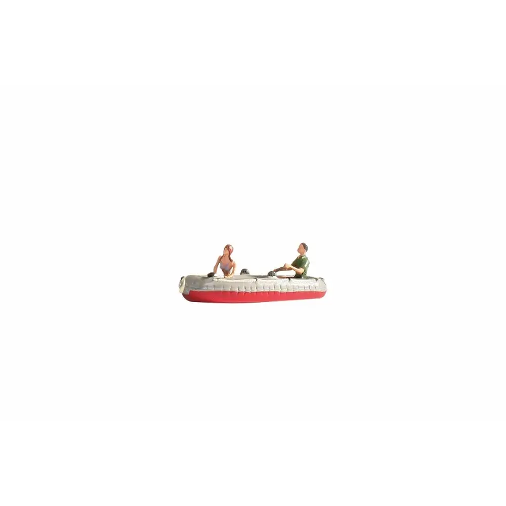 Bateau pneumatique avec personnages - Noch 37815 - N 1/160