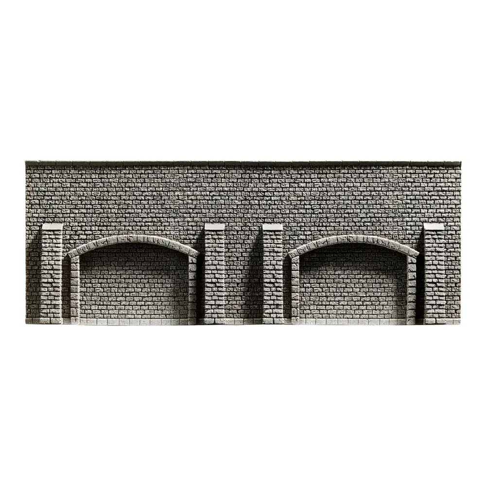 Mur d'arcade type pierre - Noch 58058 - HO 1/87