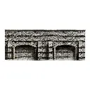 Mur d'arcade type pierre - Noch 58058 - HO 1/87
