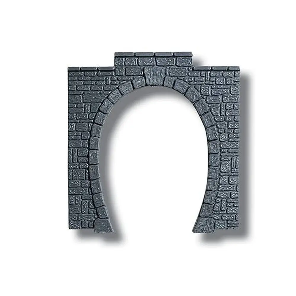 Portail de tunnel / 2 pièces / 11 X 11 cm - Noch 60010 - HO 1/87