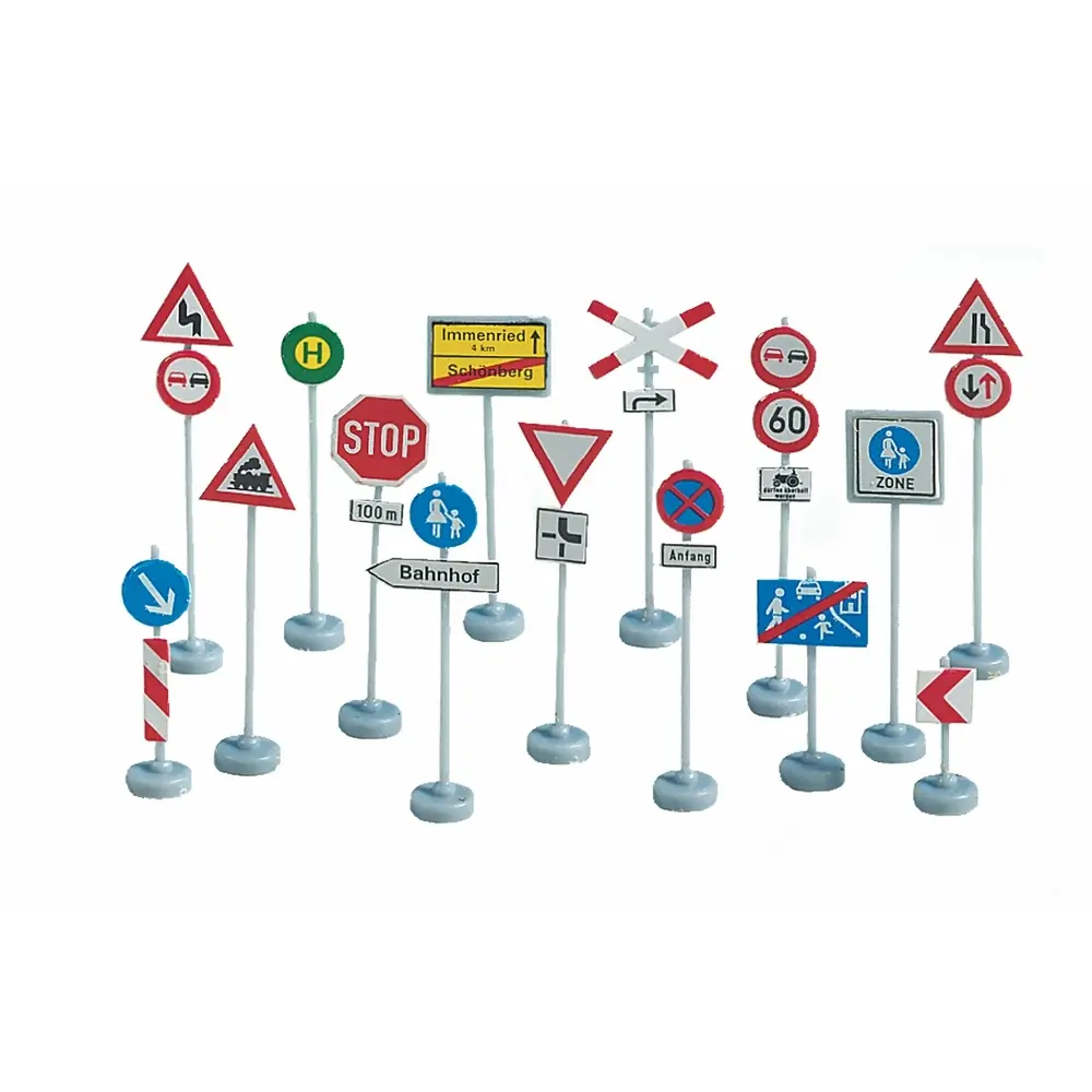 Panneaux de signalisation - Noch 60521 - HO 1/87