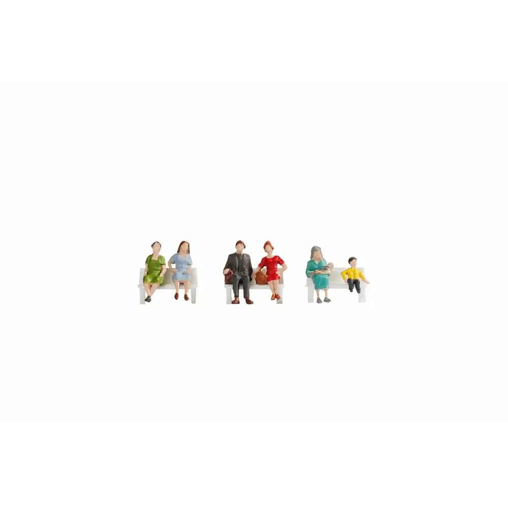 Personnes assises - Noch 18131 - HO 1/87
