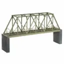 Pont en treillis caisson avec têtes de pont - Noch 67029 - HO 1/87