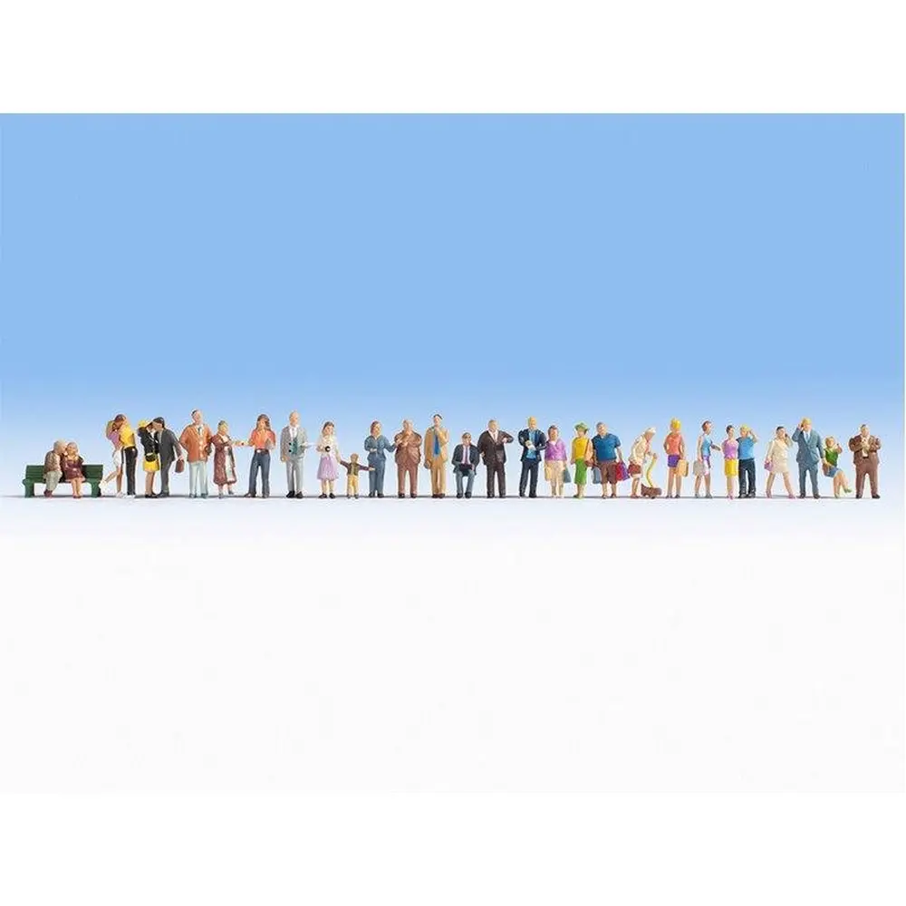 Lot de 30 personnages à la ville Noch 16043 - HO 1/87 - Set économique