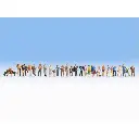 Lot de 30 personnages à la ville Noch 16043 - HO 1/87 - Set économique