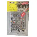 Lot de 60 personnages assis à la ville Noch 16071 - HO : 1/87