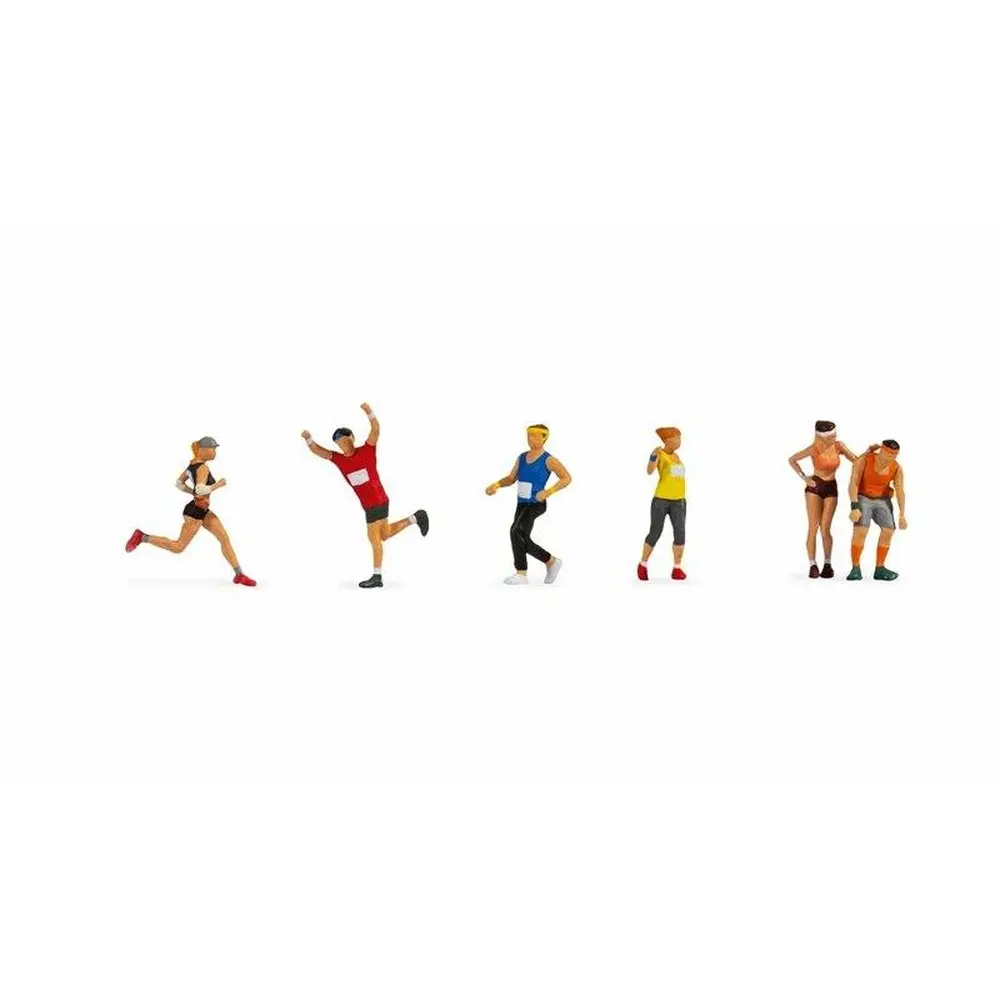 Lot de 6 coureurs - Noch 15890 - HO 1/87