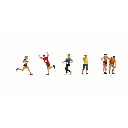 Lot de 6 coureurs - Noch 15890 - HO 1/87
