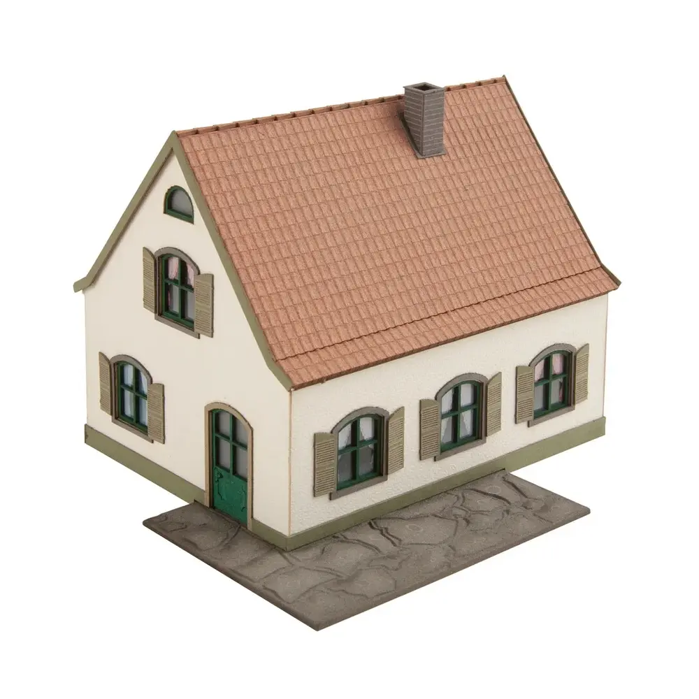 Petite maison individuelle Laser-cut - NOCH 66608 - HO 1/87 - 107x107x84 mm