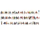 MEGA SET 60 figurines "gens assis" NOCH 38402 - N 1/160 -