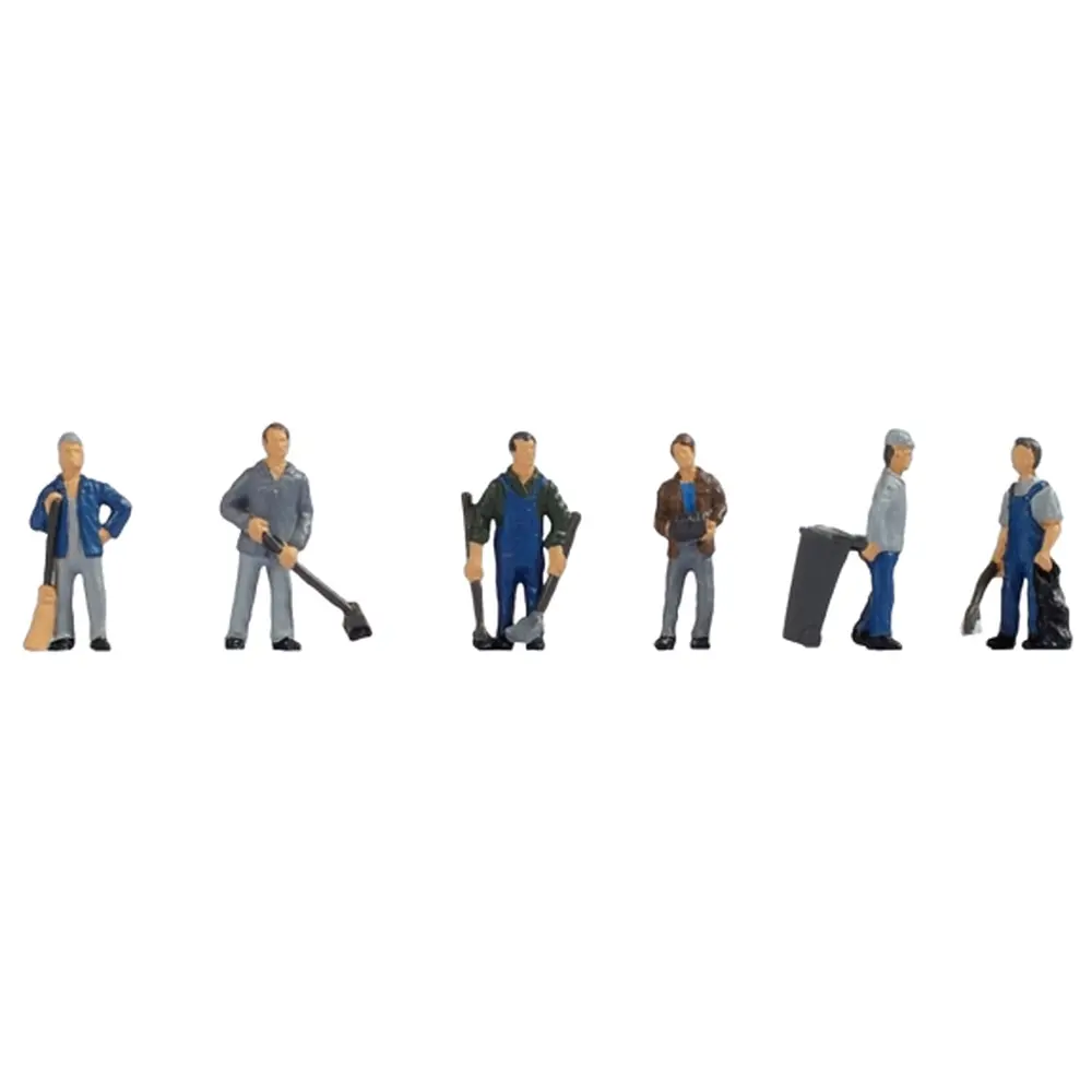 Lot "Service d'entretien" 6 personnages et accessoires - NOCH 15116 - HO 1/87