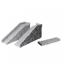 Grands escaliers imitation pierre - NOCH 58303 - HO 1/87 - 145 x 33 x 66 mm