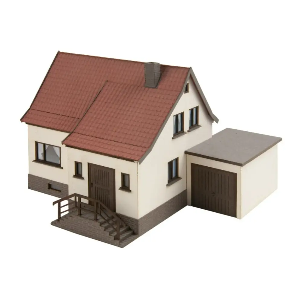 Maison familiale avec garage miniature - NOCH 63606 - N 1/160