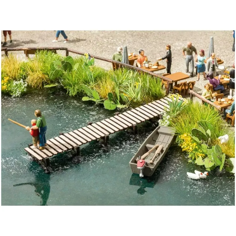 Passerelle pour bateaux NOCH 14223 - HO 1/87 - 95 x 18 x 30 mm