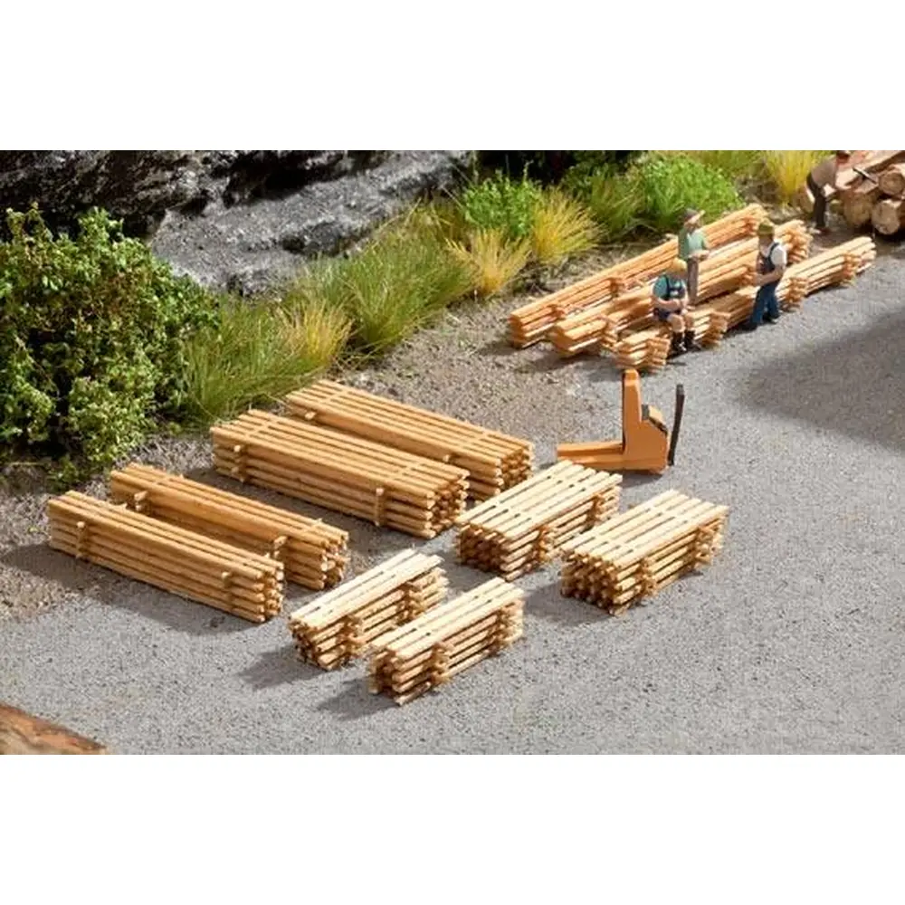 Piles de planches de différentes dimensions - NOCH 14214 - HO 1/87