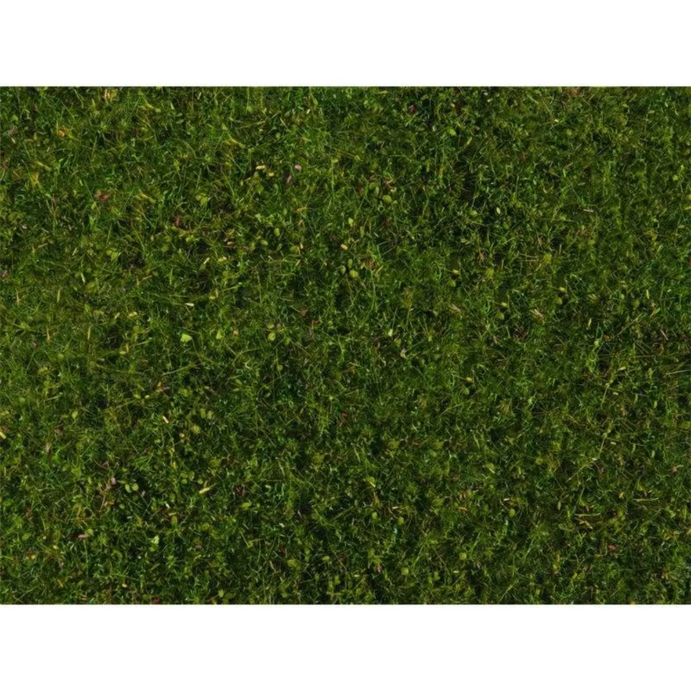 Tapis d'herbe de prairie vert moyen 200x230 mm NOCH 07291 - Toutes échelles