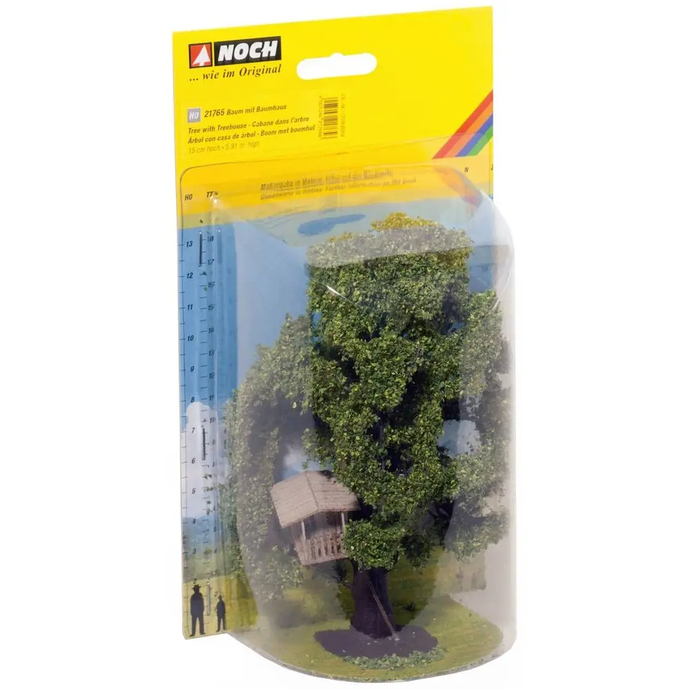 Arbre avec cabane accrochée - NOCH 21765 - HO 1/87 - hauteur 150 mm