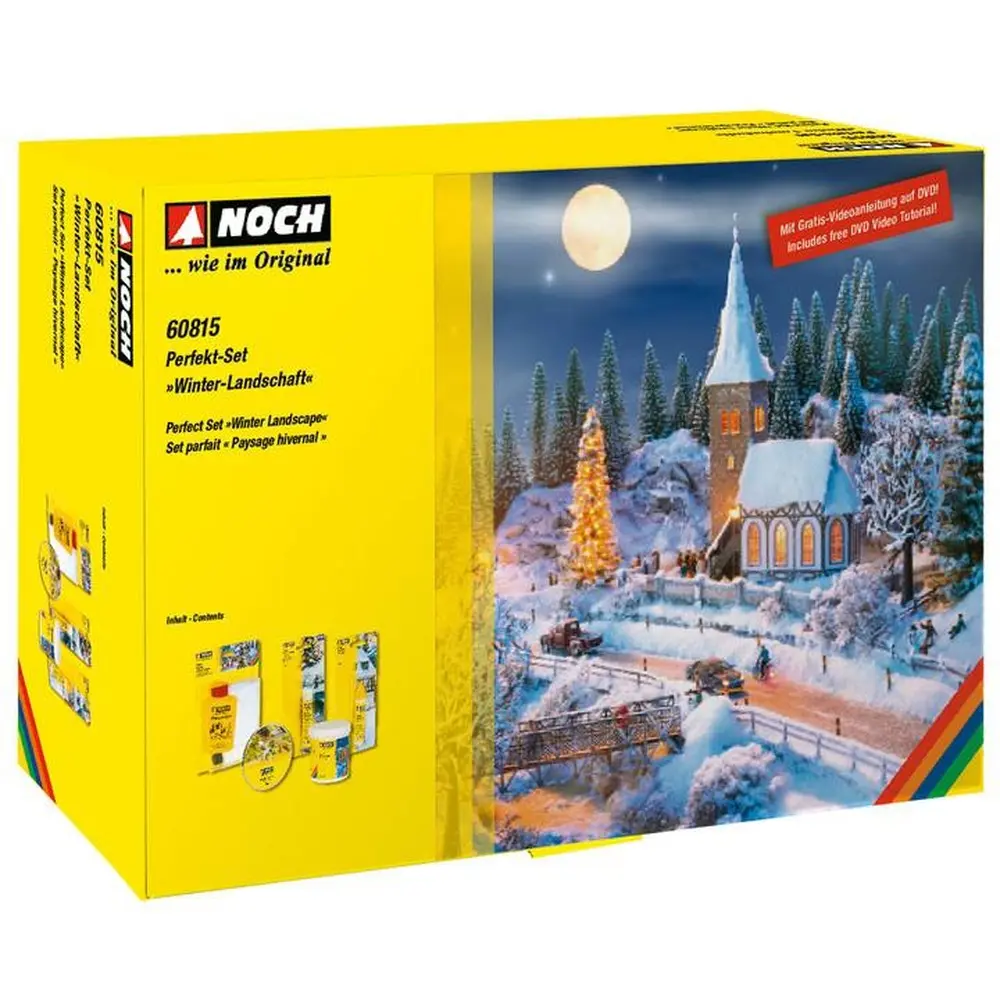 Coffret "Perfect-Set" - Thème Paysage d'Hiver NOCH 60815 - Toutes échelles
