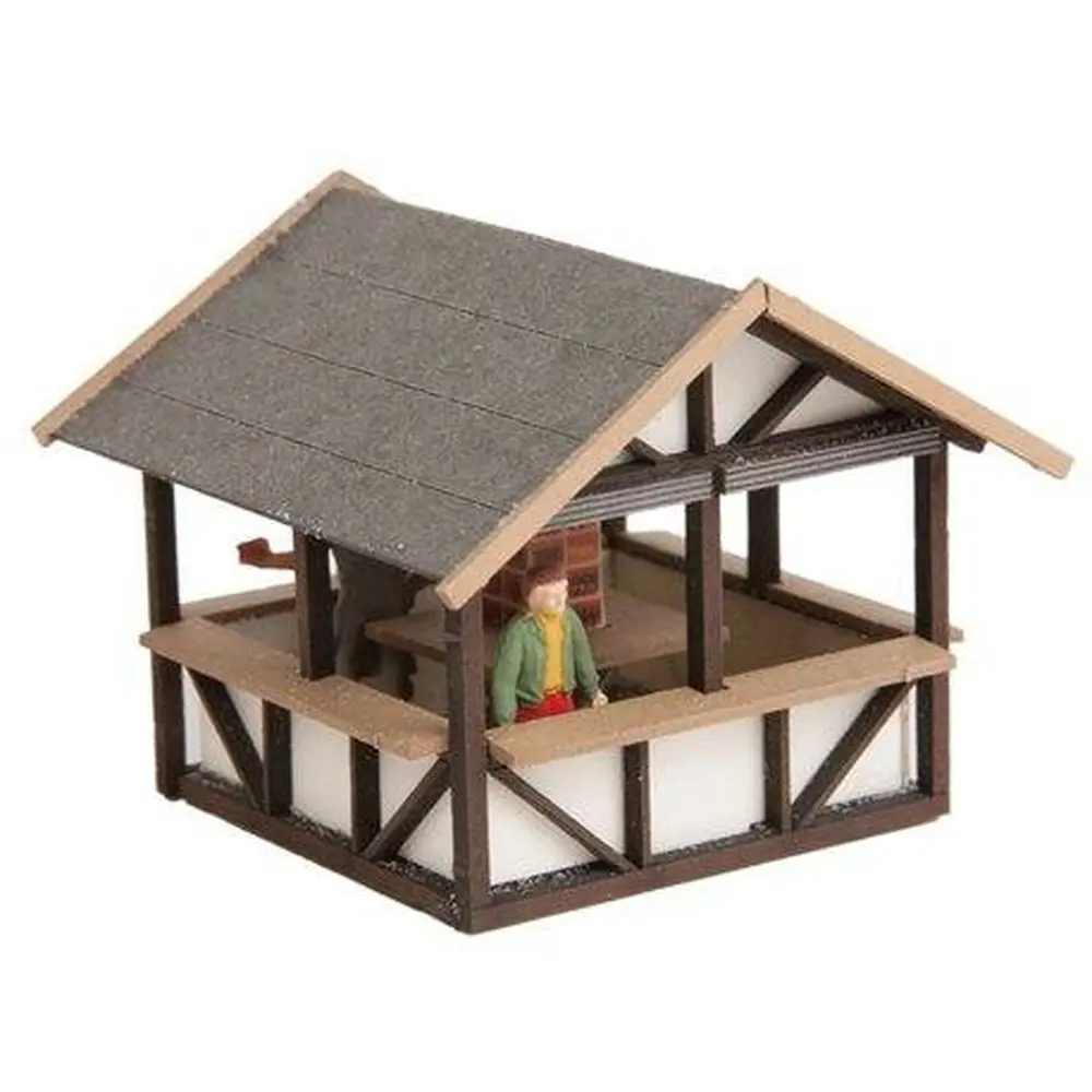 Stand de vin chaud NOCH 14393 - HO 1/87 - 50x50x40mm