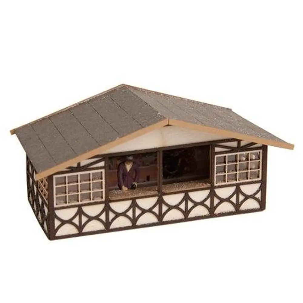 Étal du marché de Noël NOCH 14392 HO 1/87 - 80x50x35 mm