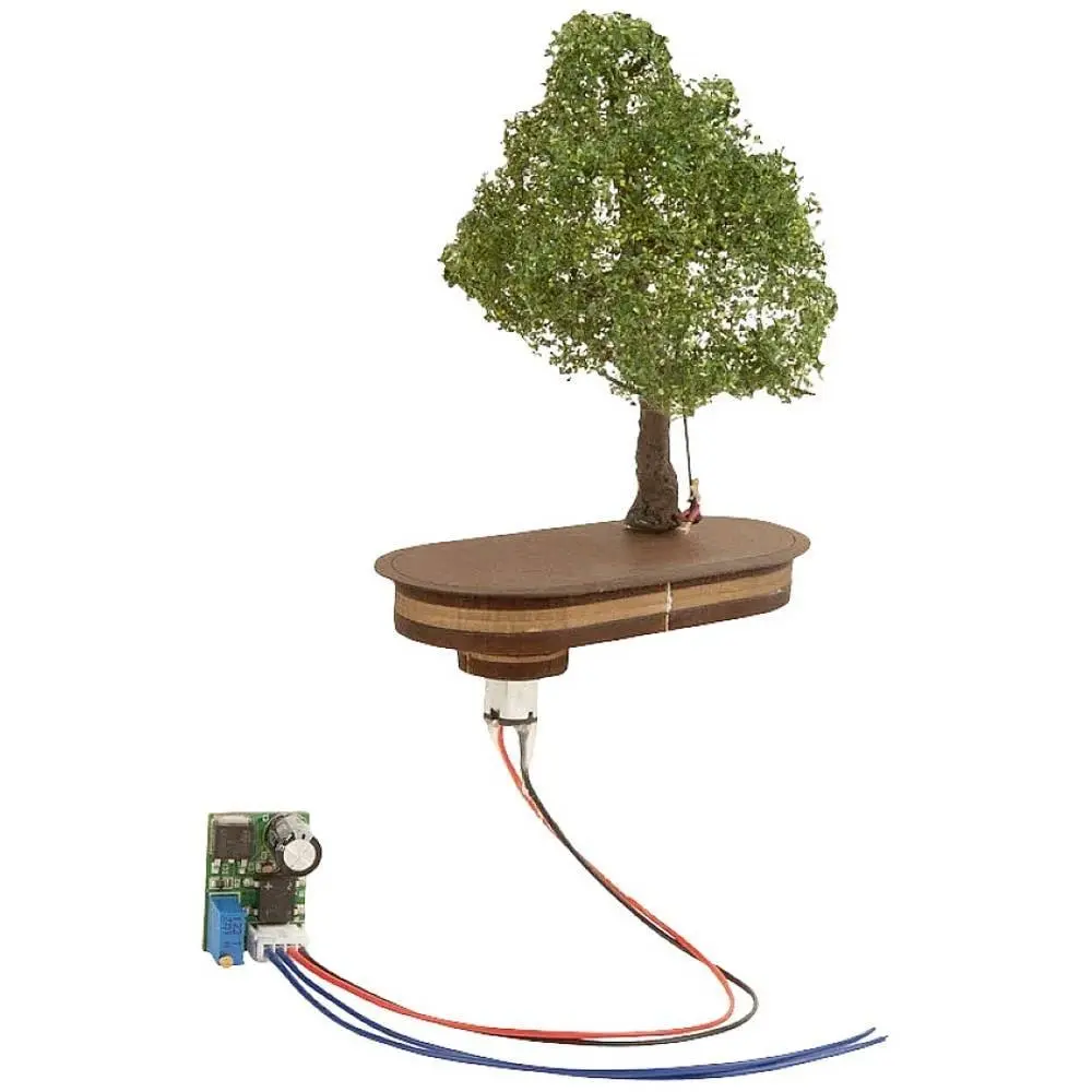 Grand Arbre avec balançoire motorisée & fille NOCH 21769 - N 1/160 - 120 mm