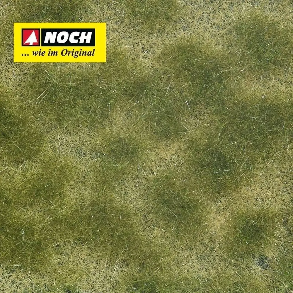 Feuille/tapis herbe 120 x 180 mm Vert beige NOCH 07253 - HO 1/87 - Détaillé