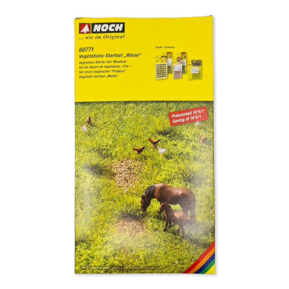 Set de départ végétation "Pré" Noch 60771 - HO 1/87