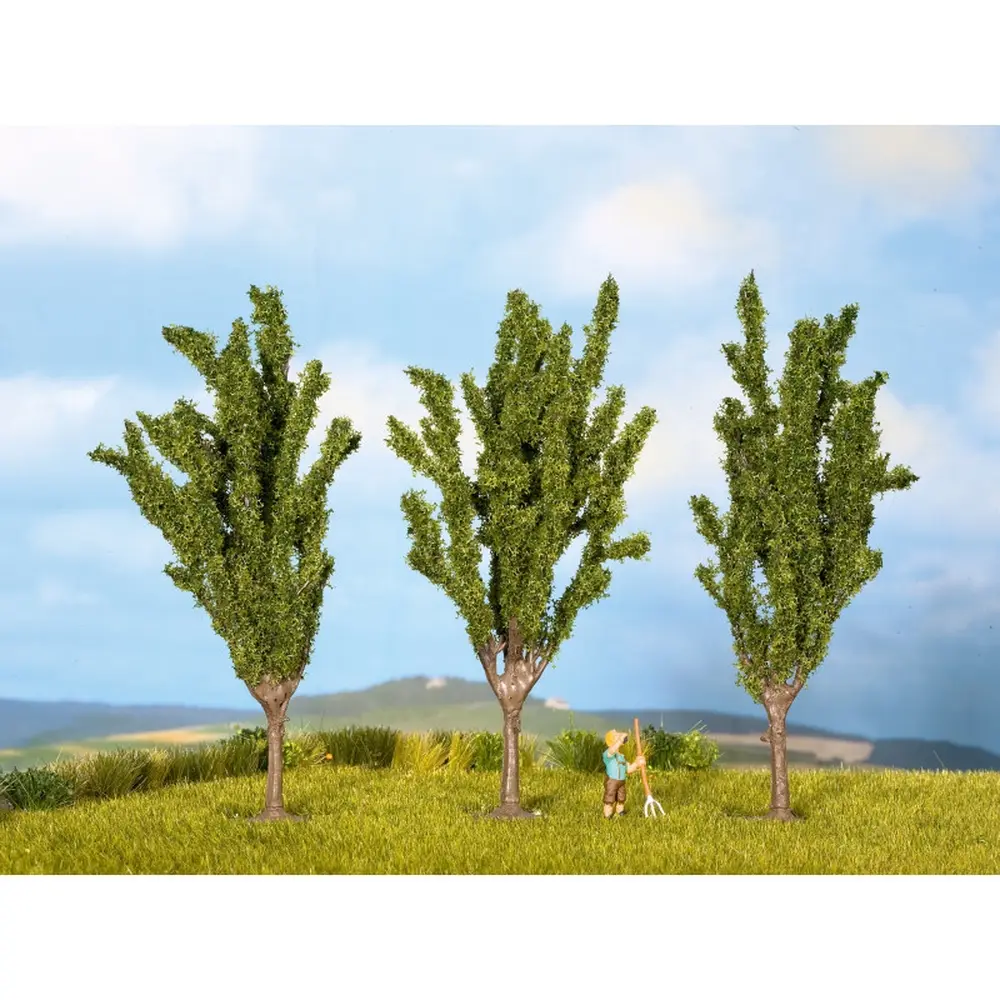Pack de 3 peupliers Noch 25525 - N1/160 - Z 1/220 - Hauteur 55 mm