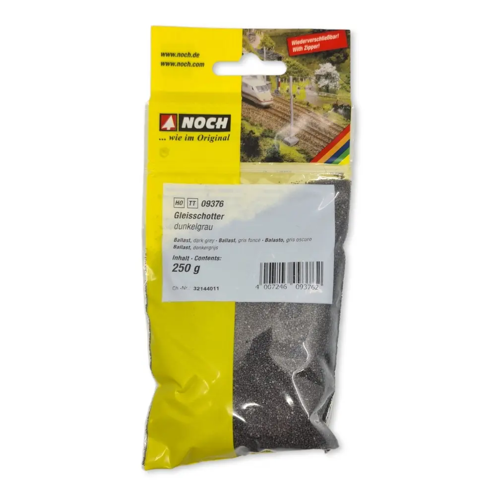 Ballast gris foncé Noch 09376 - HO 1/87 - TT 1/120 - 250 g