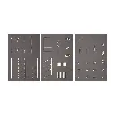 5 feuilles de marquages routier Noch 34240 - N 1/60 - 38 symboles