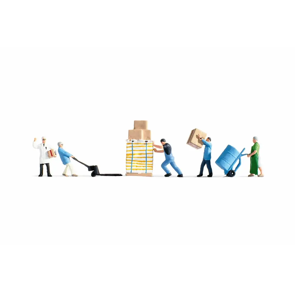 Pack de 5 employés d'entrepôt NOCH 36038 - N : 1/160