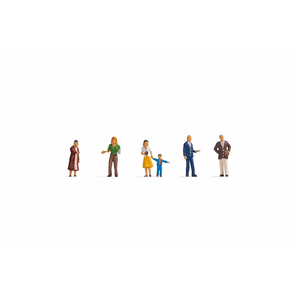 Pack de 6 piétons NOCH 15481 - HO : 1/87ème