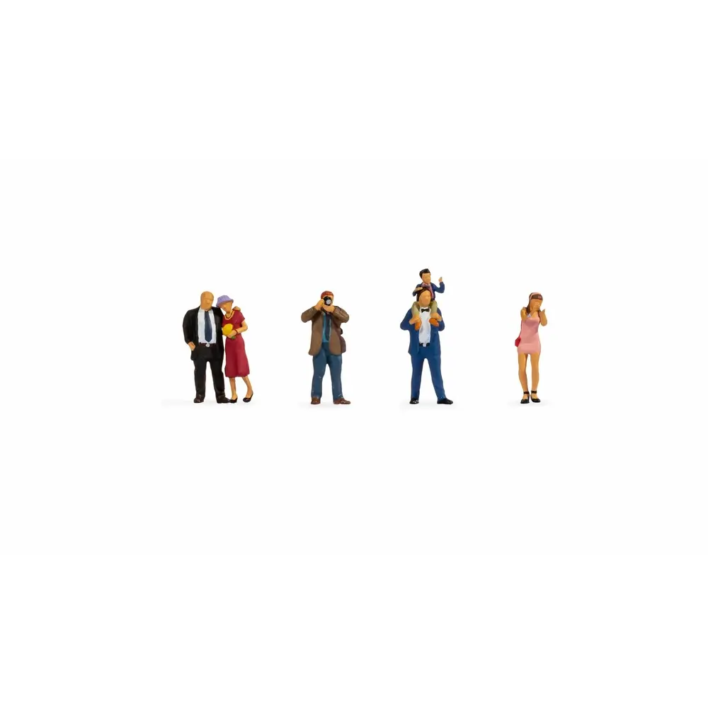 Pack de 6 personnages "Invités de mariage" NOCH 36864 - N : 1/160