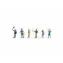 Pack "Groupe de touristes" / 6 personnages NOCH 15472 - HO : 1/87ème