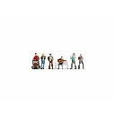Pack de 6 musiciens ambulants NOCH 15563 - HO : 1/87ème