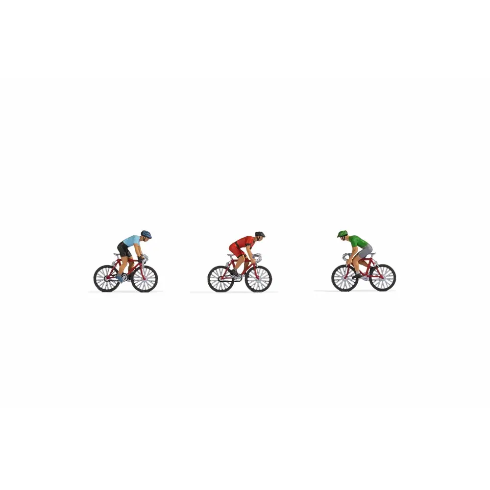 Pack de 3 cyclistes NOCH 15897 - HO : 1/87ème