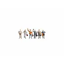 Pack de 6 voyageurs d'affaires - Noch 15226 - HO 1/87