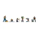 Pack de 6 "Travailleurs de la route" NOCH 15112 - HO : 1/87ème