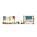 Pack "Accessoires de jardinage" NOCH 14800 - HO 1/87