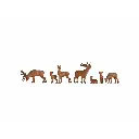 Pack de 2 cerfs, 4 faons et 1 biche NOCH 15732 - HO : 1/87ème