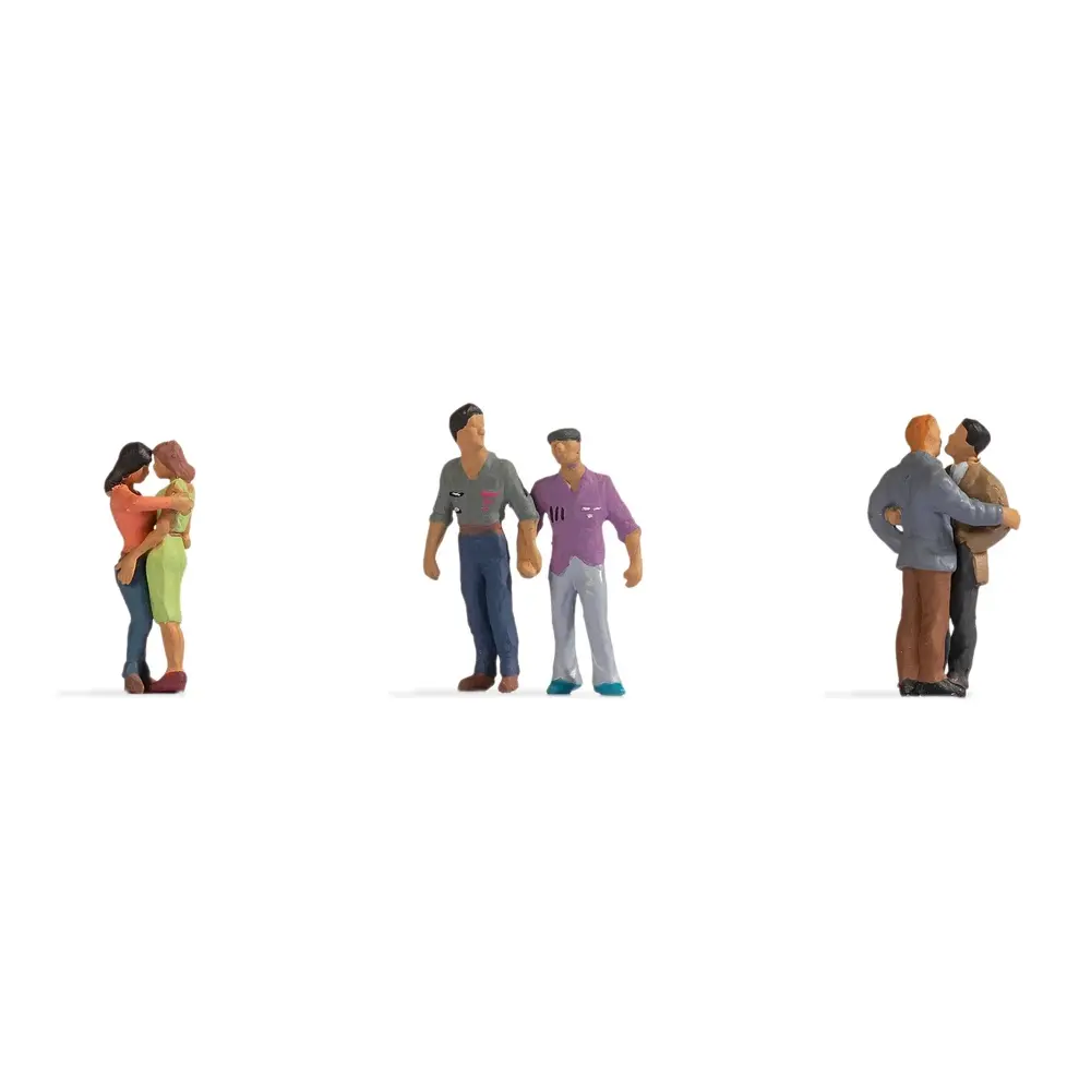 Pack de 3 couples de même sexe NOCH 15511 - HO : 1/87ème