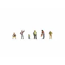 Pack de 7 personnages "Pause pipi" NOCH 15561 - HO : 1/87ème