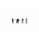 Pack de 5 personnages "Au Barbecue" NOCH 15593 - HO : 1/87ème