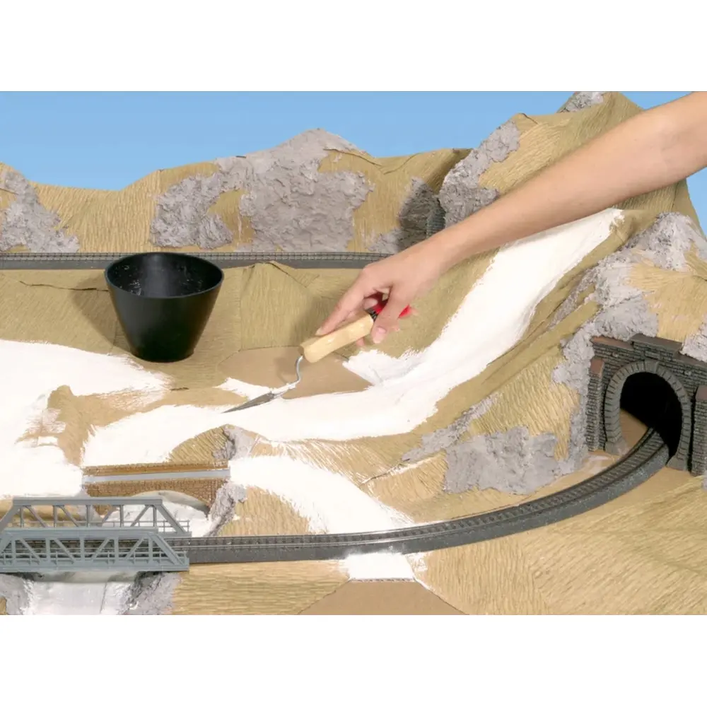 Mastic blanc modélisation relief Noch 60920 - Toutes échelles - 500 grammes