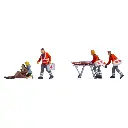 5 figurines thème "Accident de la route" NOCH 15080 HO 1/87