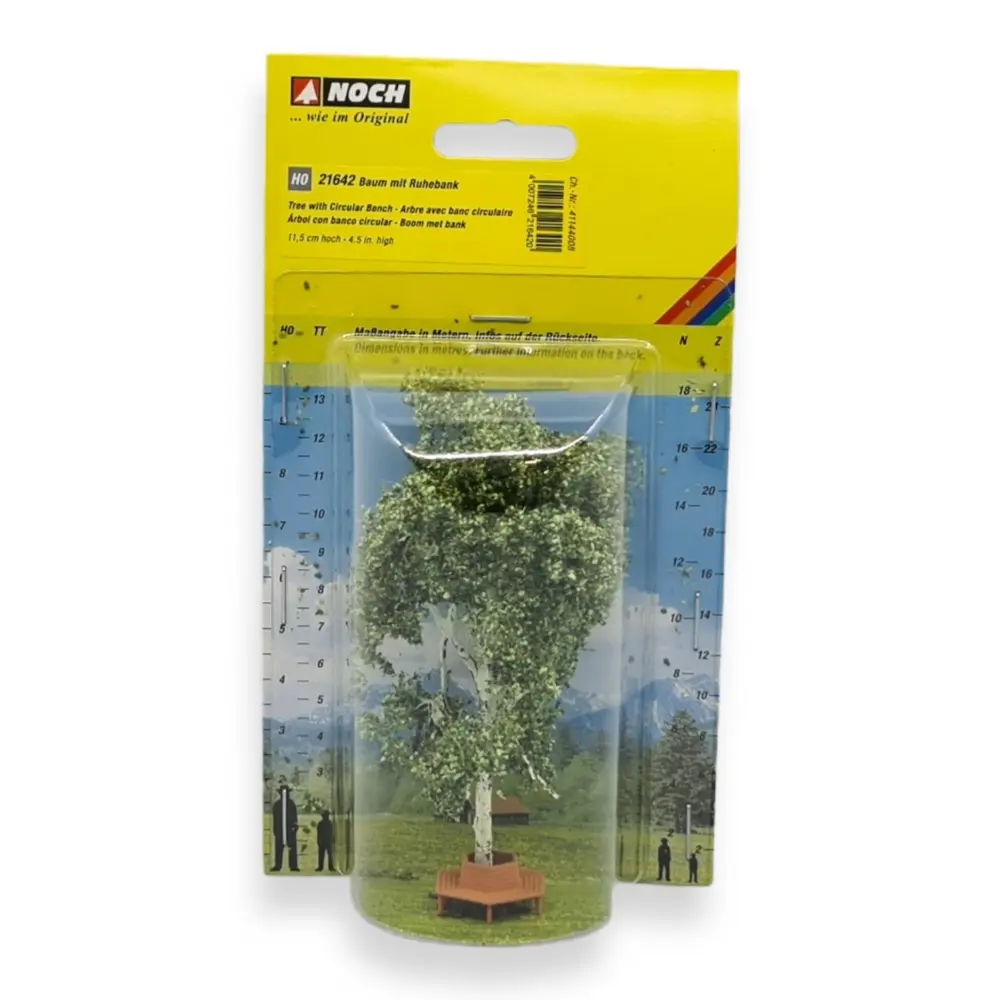 Arbre entouré d'un banc circulaire - NOCH 21642 - HO 1/87e