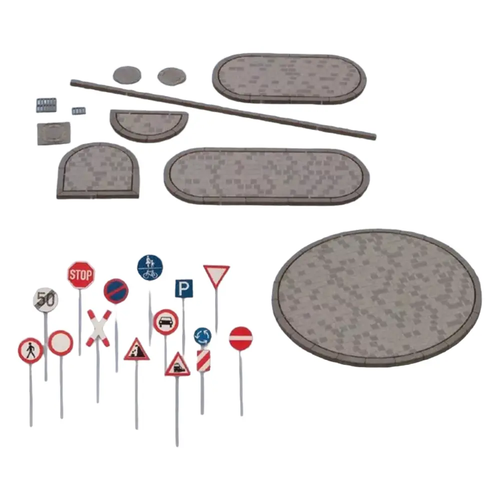 Kit décoration de la route Noch 60525 - HO 1/87