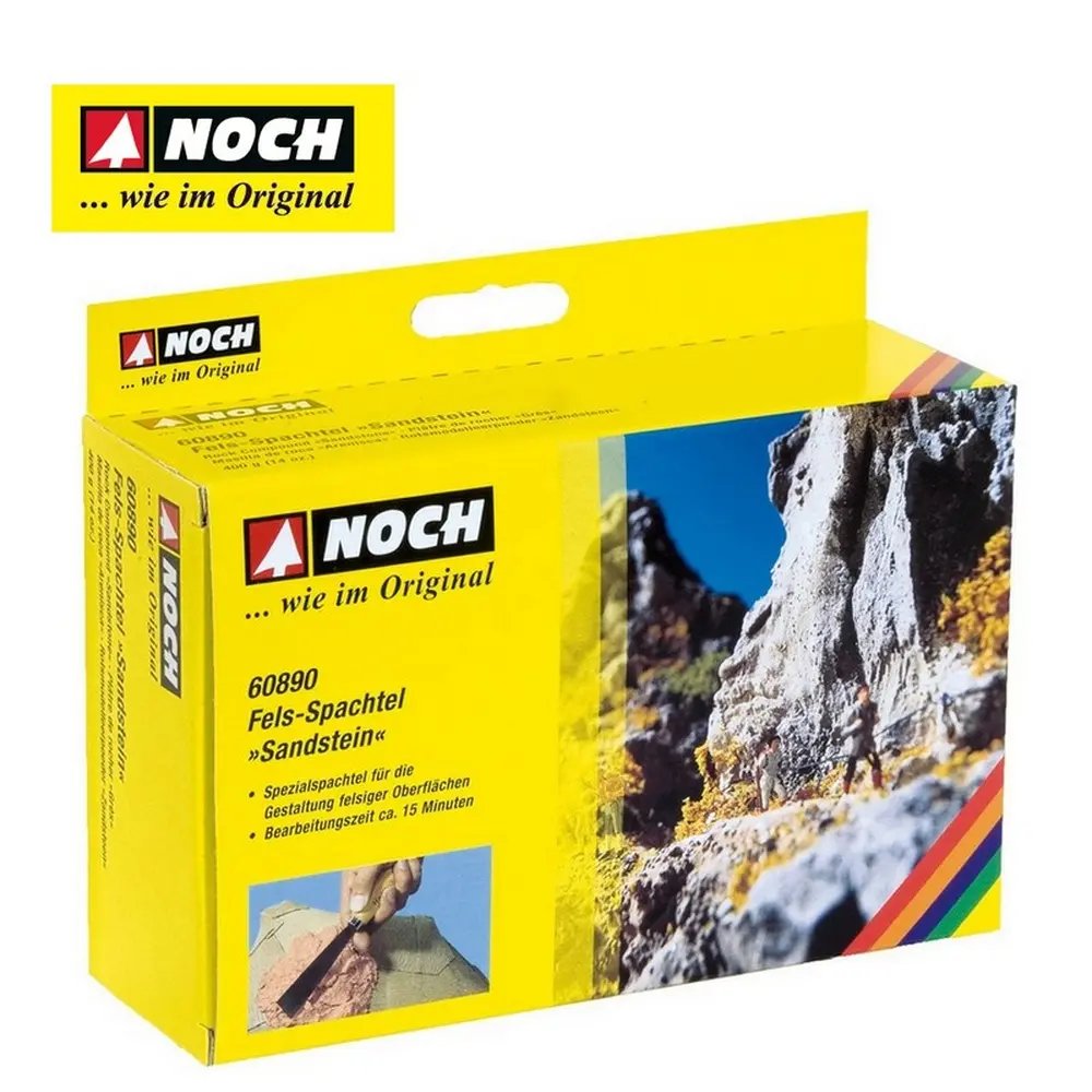 Plâtre à rochers "grès" - Noch 60890 - Toutes échelles - 400g